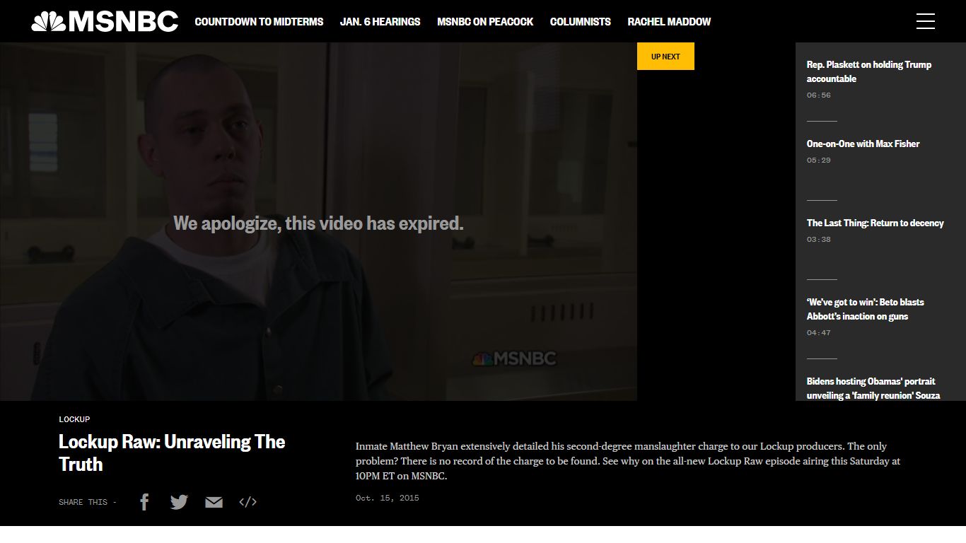 Lockup Raw: Unraveling The Truth - MSNBC.com
